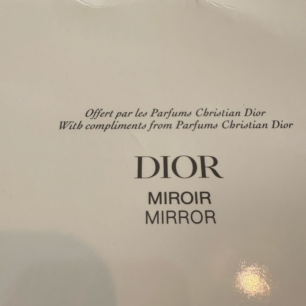 Dior Black Handheld Mirror with Case - Picture 4 of 5